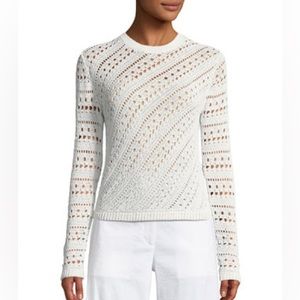 Theory Crochet Sweater L